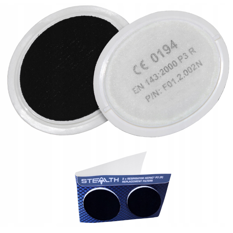 Filtr węglowy do półmaski STEALTH P3 HEPAC